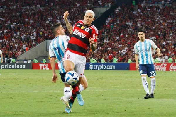 Rio Janeiro 2023 Libertadores Flamengo Racing Petro Flamengo Ball Throw — 스톡 사진