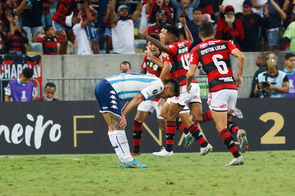 Ріо Жанейро 2023 Libertadores Flamengo Racing Вітер Гюґо Фламенго Відзначає — стокове фото