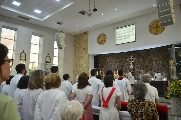 Natal Brazil 2023 Благодійність Corpus Christi Парафії Santa Rita Cassia — стокове фото