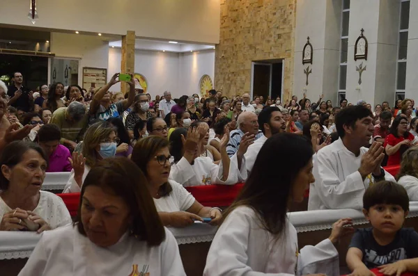 Natal Brasil 2023 Solenidade Corpus Christi Freguesia Santa Rita Cassia — Fotografia de Stock