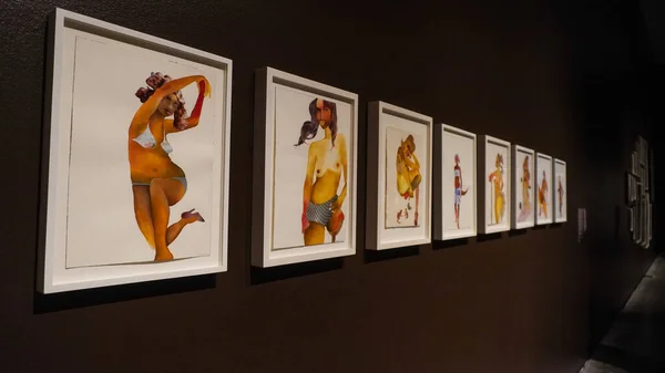 Переплетенная Выставка Вангечи Муту Новом Музее Июня 2023 Года Нью — стоковое фото