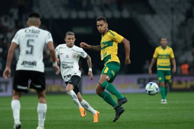 Sao Paulo (SP), Brezilya 06 / 10 / 2023 - Corinthians ve Cuiaba arasındaki maç, Itaquera 'daki Neo Quimica Arena' da düzenlenen 2023 Brezilya Şampiyonası 'nın 10.
