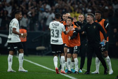 Sao Paulo (SP), Brezilya 06 / 10 / 2023 - Corinthians ve Cuiaba arasındaki maç, Itaquera 'daki Neo Quimica Arena' da düzenlenen 2023 Brezilya Şampiyonası 'nın 10.