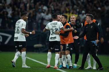 Sao Paulo (SP), Brezilya 06 / 10 / 2023 - Corinthians ve Cuiaba arasındaki maç, Itaquera 'daki Neo Quimica Arena' da düzenlenen 2023 Brezilya Şampiyonası 'nın 10.