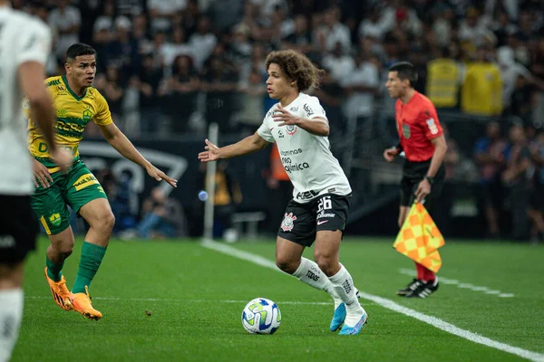 Sao Paulo Brasilien 2023 Match Mellan Corinthians Och Cuiaba Giltig — Stockfoto