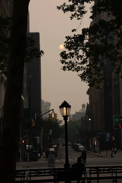 Canada Wildfires June 2023 New York City New York Usa — Stock Photo, Image