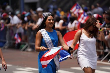 2023 Ulusal Porto Riko Günü Geçidi. 11 Haziran 2023, New York, ABD: Ulusal Porto Riko Günü geçidi ABD 'deki en büyük Porto Riko kültüründen biridir ve her yıl New York' ta düzenlenir.. 