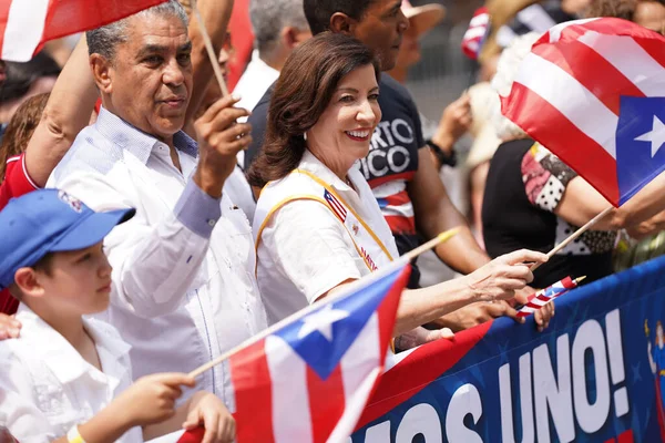Nouveau Défilé Journée Nationale Portoricaine 2023 Juin 2023 New York — Photo