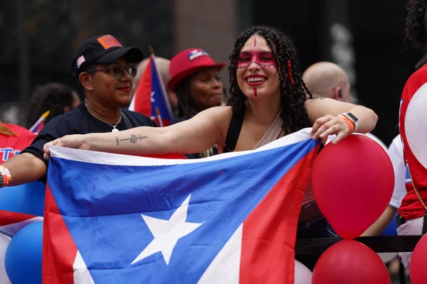 2023 Ulusal Porto Riko Günü Geçidi Haziran 2023 New York — Stok fotoğraf