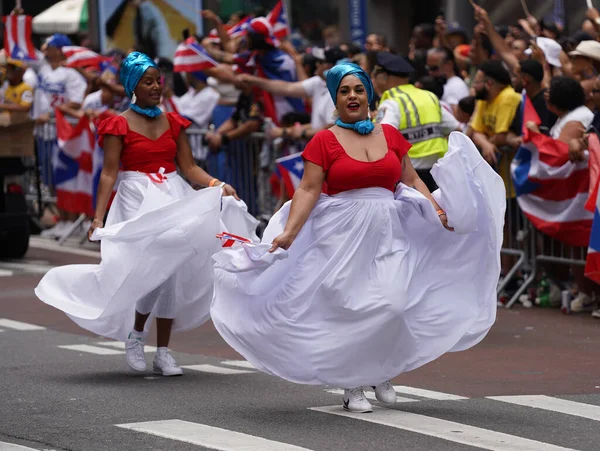 2023 Národní Portorikánský Den Průvodu Června 2023 New York Usa — Stock fotografie