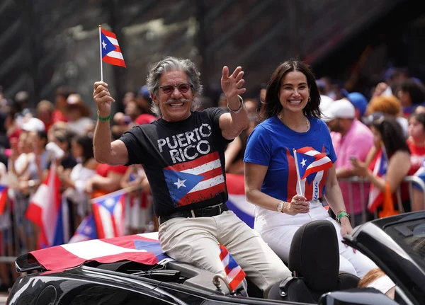 2023 Desfile Nacional Dia Porto Rico Junho 2023 Nova York — Fotografia de Stock