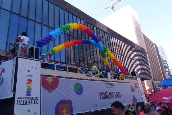 São Paulo 2023 Lgbtqia Parade Pride Movimento Público Durante Xxvii — Fotografia de Stock
