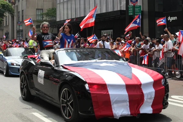Chuck Schumer National Puerto Rican Day Parade June 2023 New — Stock Photo, Image