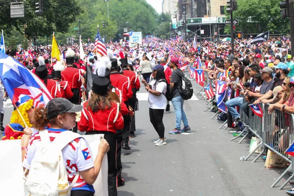 Nationale Puerto Ricaanse Dag Parade Juni 2023 New York Usa — Stockfoto