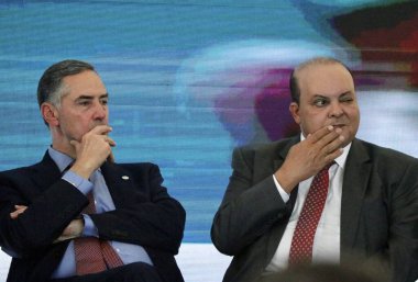 Ulusal Edebiyat Çocuk Sözleşmesi 'nin açılış töreni. 12 Haziran 2023. Brasilia, Federal Bölge, Brezilya: Brezilya Federatif Cumhuriyeti Başkanı Luiz Inacio Lula da Silva açılış töreninde