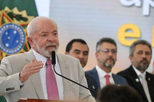 Ceremonia Lanzamiento Del Compromiso Nacional Alfabetización Infantil Junio 2023 Brasilia —  Fotos de Stock