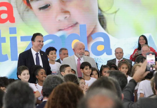 Eröffnungszeremonie Des Nationalen Engagements Für Alphabetisierte Kinder Juni 2023 Brasilia — Stockfoto
