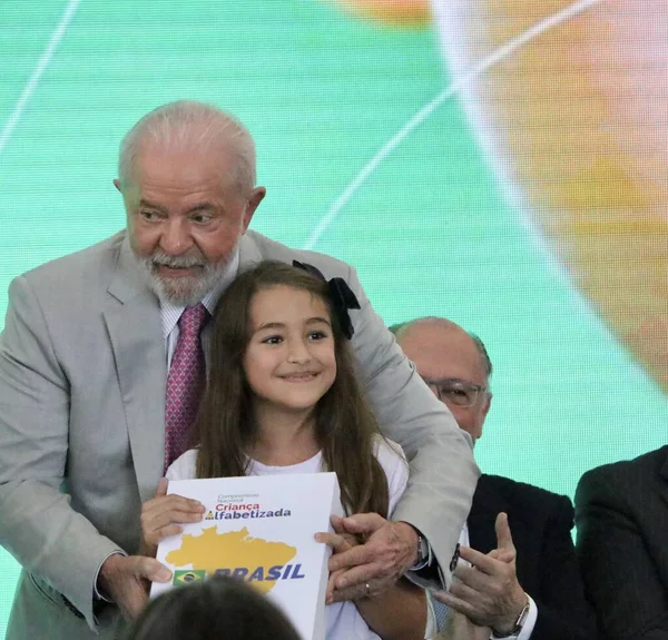 Launching Ceremony National Literate Child Commitment June 2023 Brasilia Federal — Stock Photo, Image