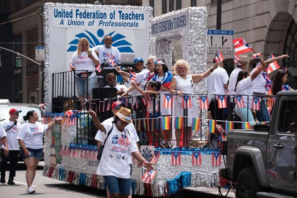 New York Puerto Rican Day Parade New Yorku New York — Stock fotografie