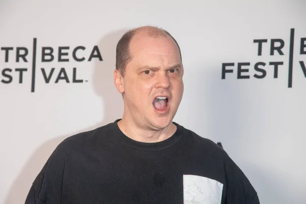 stock image Alan Wake 2: Building a World Of Fear - 2023 Tribeca Festival. June 13, 2023, New York, New York, USA: Mike Flanagan attends Alan Wake 2: Building a World Of Fear game panel during the 2023 Tribeca Festival at SVA Theatre 