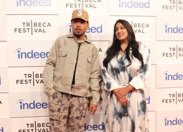 Tribeca Film Festival Chance Rapper June 2023 Usa Puja Patel — 스톡 사진