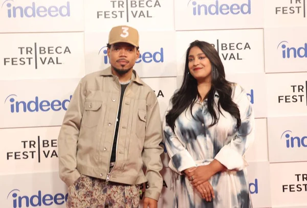Tribeca Film Festival Chance Rapper Czerwca 2023 Usa Puja Patel — Zdjęcie stockowe