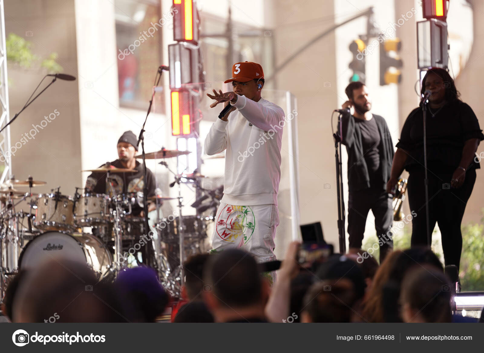Chance Rapper Today Show Июня 2023 Года Нью Йорк Сша – Стоковое.