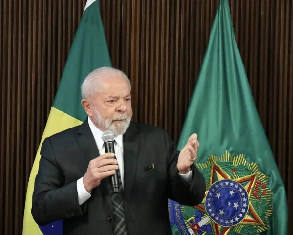 Υπουργική Συνάντηση Τον Πρόεδρο Της Βραζιλίας Ιουνίου 2023 Brasilia Federal — Φωτογραφία Αρχείου