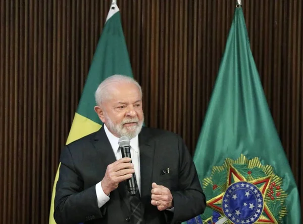 Reunión Ministerial Con Presidente Brasil Junio 2023 Brasilia Distrito Federal —  Fotos de Stock