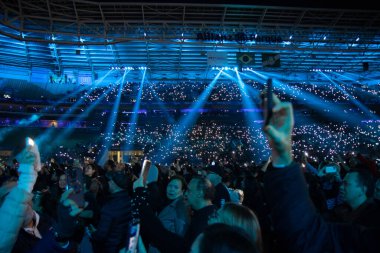 Titas Band 'in Sao Paulo' daki buluşma gösterisi. 16 Haziran 2023. Sao Paulo, Brezilya: Titas Band 'in 16. Cuma günü Sao Paulo' daki Allianz Park 'taki canlı gösterisi