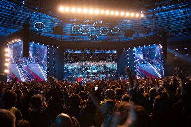 Titas Band 'in Sao Paulo' daki buluşma gösterisi. 16 Haziran 2023. Sao Paulo, Brezilya: Titas Band 'in 16. Cuma günü Sao Paulo' daki Allianz Park 'taki canlı gösterisi