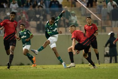 Barueri (SP), Brezilya 06 / 18 / 2023 - COPA DO BRASIL SUB-17 / PALMEIRAS X ATHLETICO-PR - Palmeiras ve Vasco arasındaki maç, Barueri kentindeki Arena Barueri kentinde düzenlenen Copa do Brasil Sub-17 2023 finalinde geçerlidir.