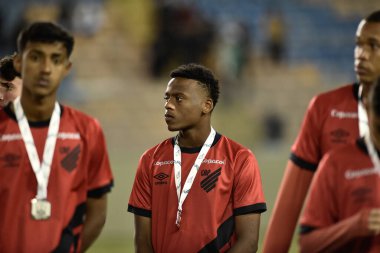 Barueri (SP), Brezilya 06 / 18 / 2023 - COPA DO BRASIL SUB-17 / PALMEIRAS X ATHLETICO-PR - Palmeiras ve Vasco arasındaki maç, Barueri kentindeki Arena Barueri kentinde düzenlenen Copa do Brasil Sub-17 2023 finalinde geçerlidir.