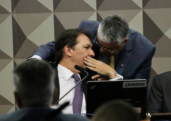 Brasilia Brezilya Federal Milletvekili Cpmi Başkanı Arthur Oliveira Maia Uniao — Stok fotoğraf