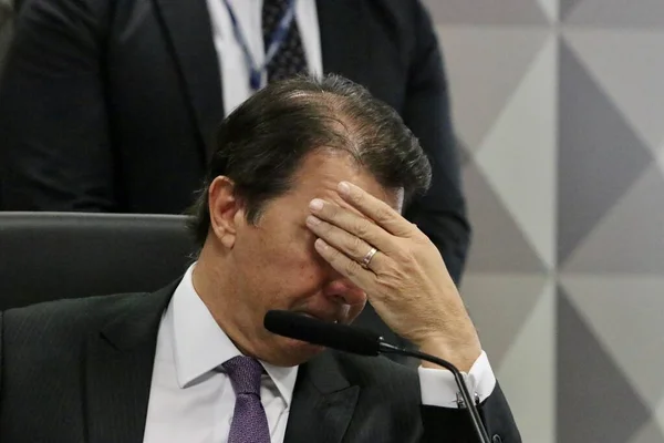 Brasilia Brasilien Bundesvize Und Präsident Der Cpmi Arthur Oliveira Maia — Stockfoto