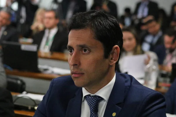 Бразиліа Бразилія Заступник Дуарте Psb Змішаній Парламентській Комісії Розслідування Актів — стокове фото