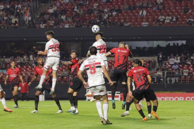 Sao Paulo (SP), Brezilya - 06 / 21 / 2023 - Lance Sao Paulo ile Athletico-PR arasında oynanan maçta, bu çarşamba, 21. Brezilya Şampiyonası 'nın 11. raundunda maç geçerli.
