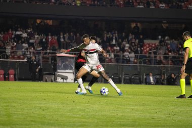 Sao Paulo (SP), Brezilya 06 / 21 / 2023 - Sao Paulo ile Athletico-PR arasındaki maç, Brezilya şampiyonasının 11. turu için geçerli, bu çarşamba gecesi, Morumbi Stadyumu 'nda (21). 