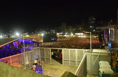 Natal (RN), Brezilya 06 / 20 / 2023 - Natal Alvaro Dias Belediye Başkanı 'nın da katılımıyla Sao Joao' nun Natal RN 'de açılışı bu Salı günü başladı ve 25 Mart Pazar gününe kadar devam edecek.. 