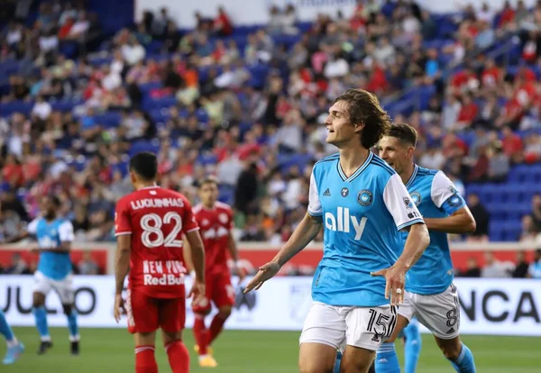 Bender, MLS Normal Sezonu 'nda ikinci golünü attı: New York Red Bulls, Charlotte FC' ye karşı. 21 Haziran 2023, Harison, New Jersey, ABD: Bender (Charlotte FC), Major League için geçerli olan New York Red Bulls maçında ikinci golünü attı.