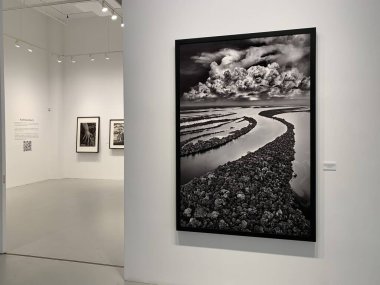 Sebastiao Salgado Amazonia Fotoğraf Sergisi New York 'ta. 22 Haziran, New York, ABD: Brezilyalı ünlü fotoğrafçı Sebastiao Salgados 15 Haziran - 15 Temmuz tarihleri arasında Manhattan-New York 'taki Sundaram Tagore Galerisinde sergileniyor 