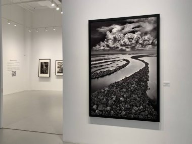 Sebastiao Salgado Amazonia Photo Exhibition in New York. June 22, New York, USA: Brazilian famous photographer, Sebastiao Salgados pictures are being exhibited at Sundaram Tagore Gallery in Manhattan-New York from June 15 to July 15  clipart