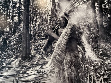Sebastiao Salgado Amazonia Fotoğraf Sergisi New York 'ta. 22 Haziran, New York, ABD: Brezilyalı ünlü fotoğrafçı Sebastiao Salgados 15 Haziran - 15 Temmuz tarihleri arasında Manhattan-New York 'taki Sundaram Tagore Galerisinde sergileniyor 