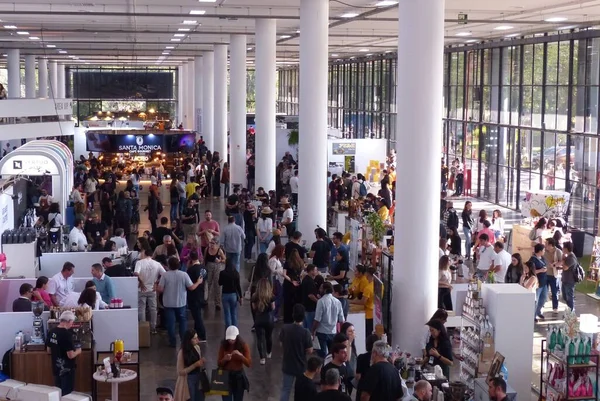 Sao Paulo Brazylia 2023 Piątek Rozpoczął Się Największy Festiwal Kawy — Zdjęcie stockowe