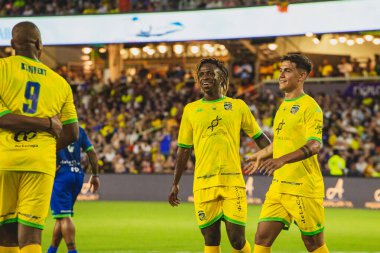 Orlando (ABD), Orlando City 'deki Exploria Stadyumu' nda eski oyuncular Ronaldinho ve Roberto Carlos tarafından düzenlenen festivalin ikinci sayısı.. 