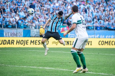 PORTO ALEGRE (RS), Brezilya 06 / 25 / 2023 - Arena do Gremio 'da yapılan Coritiba Coritiba maçında Villasanti üst üste ikinci maçta Coritiba Coritiba ile gol attı.