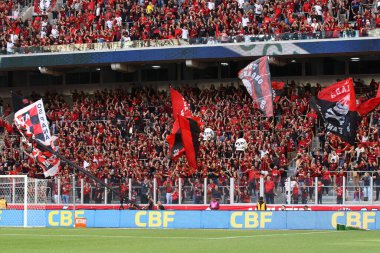Curitiba (PR), 06 / 24 / 2023 - Bu cumartesi öğleden sonra Arena da Baixada 'da düzenlenen 2023 Brezilya Şampiyonası' nın 12. turu için geçerli olan Athletico PR ile Corinthians arasındaki maç 
