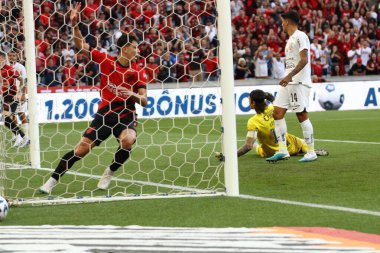 Curitiba (PR), 06 / 24 / 2023 - Bu cumartesi öğleden sonra Arena da Baixada 'da düzenlenen 2023 Brezilya Şampiyonası' nın 12. turu için geçerli olan Athletico PR ile Corinthians arasındaki maç 