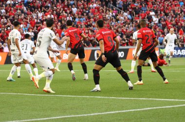 Curitiba (PR), 06 / 24 / 2023 - Bu cumartesi öğleden sonra Arena da Baixada 'da düzenlenen 2023 Brezilya Şampiyonası' nın 12. turu için geçerli olan Athletico PR ile Corinthians arasındaki maç 