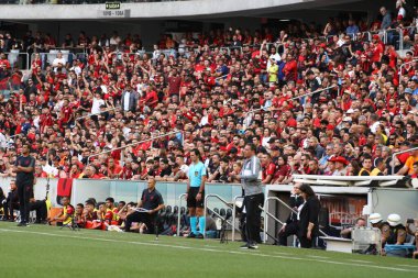 Curitiba (PR), 06 / 24 / 2023 - Bu cumartesi öğleden sonra Arena da Baixada 'da düzenlenen 2023 Brezilya Şampiyonası' nın 12. turu için geçerli olan Athletico PR ile Corinthians arasındaki maç 